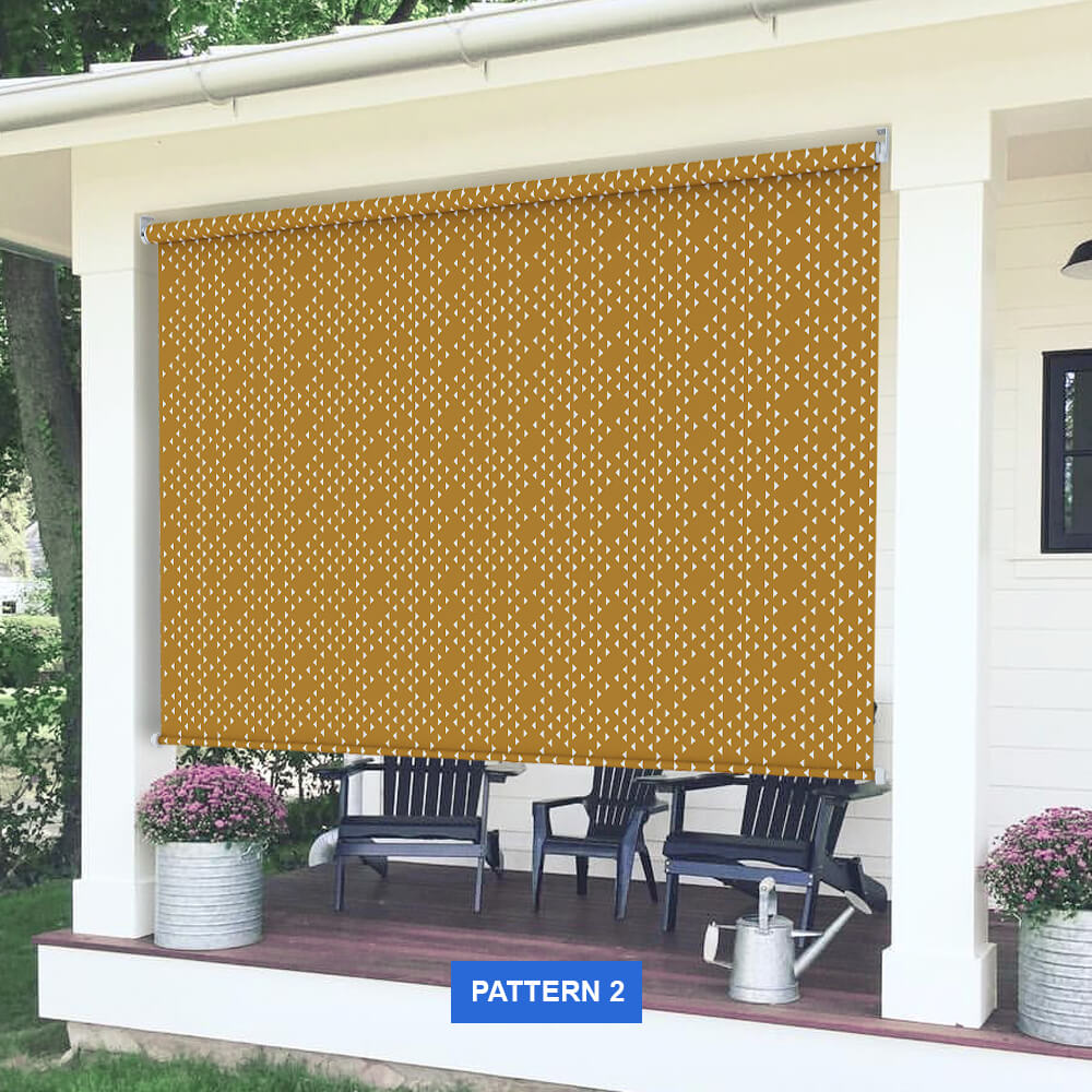 Printed Outdoor Blackout Shades