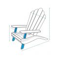 Custom Adirondack Chair Covers - Design 1