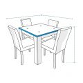 Custom Bar Height Dining Set Covers