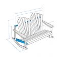Custom Adirondack Chair Covers - Design 3
