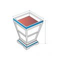Fire Column Covers - Design 7