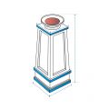 Fire Column Covers - Design 6