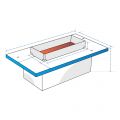 Rectangular Fire Pit Covers - Design 5