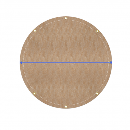 Round Canvas Tarpaulin