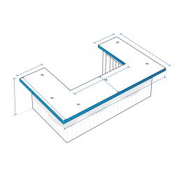 Outdoor Bar Island Covers - Design 1