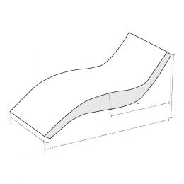 Custom Chaise Lounge Cover - Design 9