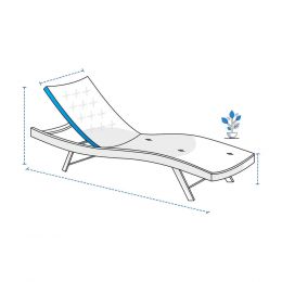 Custom Chaise Lounge Cover - Design 11