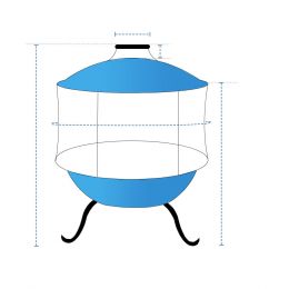 Custom Chiminea Cover - Design 3