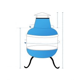 Custom Chiminea Cover - Design 7