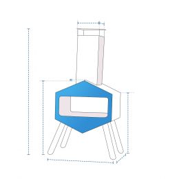 Custom Chiminea Cover - Design 8