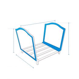 Custom Firewood Rack Cover - Design 4