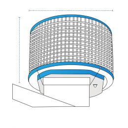 Custom Swamp Cooler Covers - Down Discharge - Round