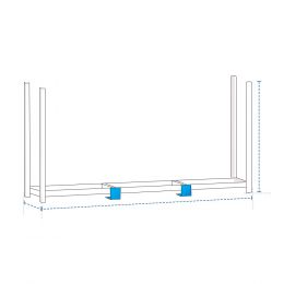 Extra Large Rectangle Firewood Rack Cover