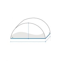 Half Rounded Cushion Cover