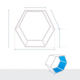 Hexagonal Firewood Rack Cover