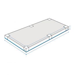 Mesh Custom Sandbox Covers - With 6 Pole Cut-Out