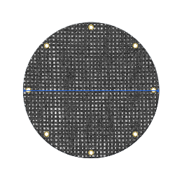 Round Shape Mesh Tarpaulin
