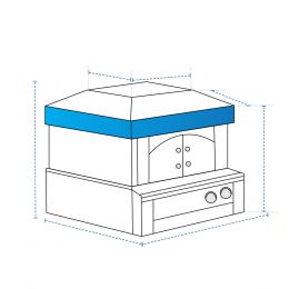 Outdoor Pizza Oven Covers - Design 5