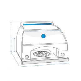 Outdoor Pizza Oven Covers - Design 2