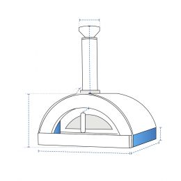 Outdoor Pizza Oven Covers - Design 4
