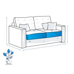Custom Outdoor Sofa and Loveseat Covers