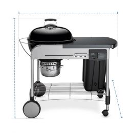 Grill Cover for Weber Performer Deluxe Charcoal Grill 22"
