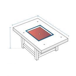 linear firepit cover design 3