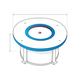 round fire pit covers design 4