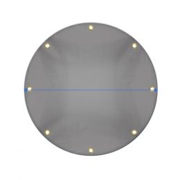 Heavy Duty Round-Shaped Tarpaulin