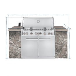 Grill Cover for Weber Summit S-660 Built-In Gas Grill