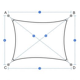 Custom Sun Shade Sail - Rectangle