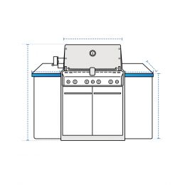 Grill Cover for Weber Summit S-460 Built-In Gas Grill