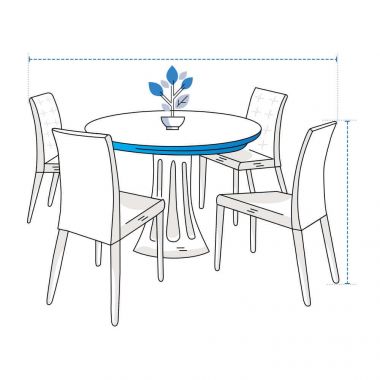 Custom dining shop table chairs