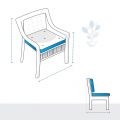 Custom Chair Cover - Design 12