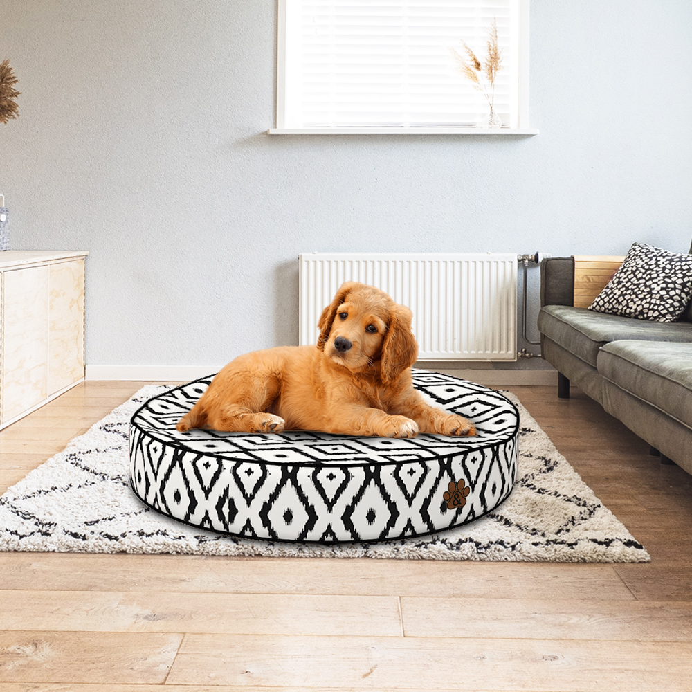 Round Dog Bed Cushion>
