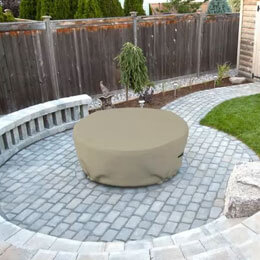 Round Fire Pit Covers - Design 2