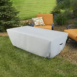 Rectangular Fire Pit Covers - Design 2