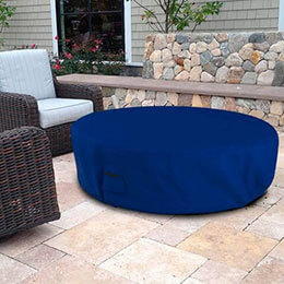 Round Fire Pit Covers - Design 1