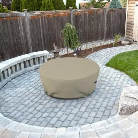 Round Fire Pit Covers - Design 2